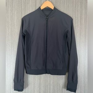Lululemon Black Zip Up Jacket/Hoodie with Mesh